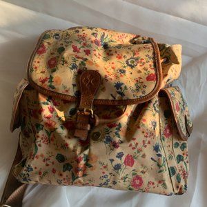 Patricia Nash Prairie Rose Tavella Flap Backpack
